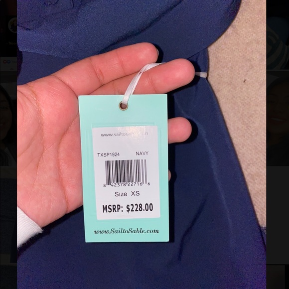 Blue sail to sable dress - Picture 4 of 4